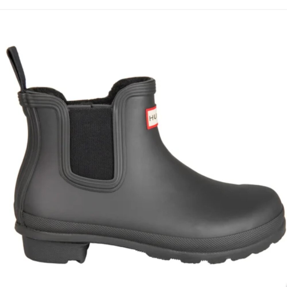 NWT Hunter Insulated Chelsea Black Boot Size 8 - Picture 2 of 4
